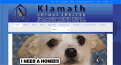 Desktop Screenshot of klamathanimalshelter.org